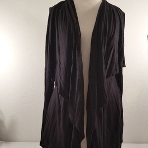 Cardigan Tshirt and Lace M/L Black